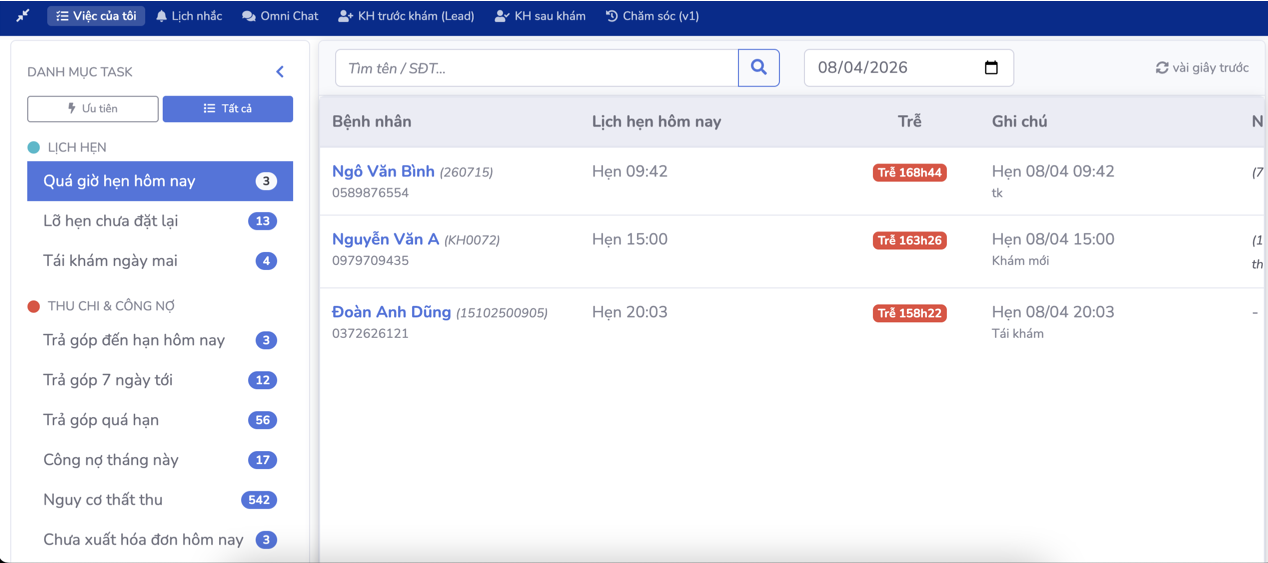 Work Inbox — SimlyDent